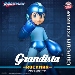 Mô hình Rockman (Metallic Color Ver.) - Grandista - Mega Man Chính hãng Bandai