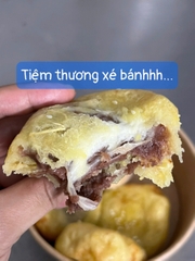 Bánh Sắn Giã Nướng - Nhân đậu xanh sầu riêng - Đậu đỏ mochi