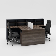 Bàn Cụm 2 SMBC2011 Chữ L 240cm x140cm