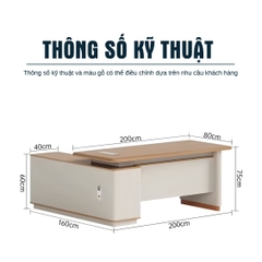 Bàn Giám Đốc Nhập Khẩu BGDNKSM007