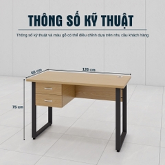 Bàn Làm Việc SMBLV0024 120cm x60cm