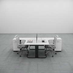Bàn Cụm 2 SMBC2010 Atlas Chữ L 280cm x120cm