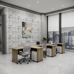 Bàn cụm 3 SMBC3001 420cm x120cm