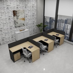 Bàn cụm 3 SMBC3002 420cm x120cm