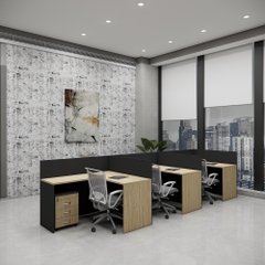 Bàn cụm 3 SMBC3002 420cm x120cm