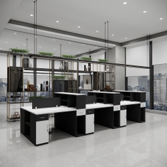 Bàn cụm 6 SMBC6003 420cm x140 cm