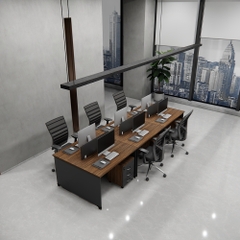 Bàn cụm 6 SMBC6004 360cm x120cm