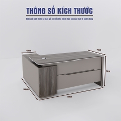Bàn Giám Đốc BGDSM001 160cm x70cm