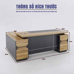 Bàn Giám Đốc BGDSM003 200cm x80cm