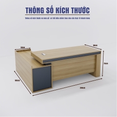 Bàn Giám Đốc BGDSM005 200cm x80cm