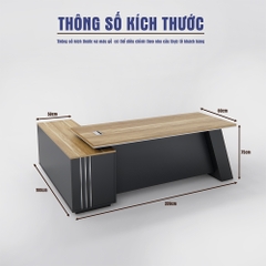 Bàn Giám Đốc BGDSM014 220cm x80cm