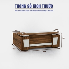 Bàn Giám Đốc BGDSM025 200cm x80cm