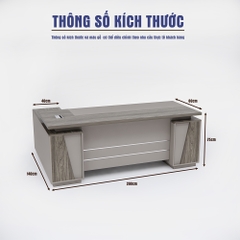 Bàn Giám Đốc BGDSM030 200cm x80cm