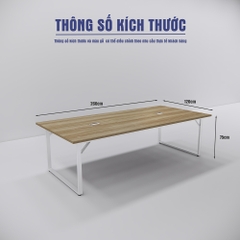 Bàn họp 260cm x 120cm SMBHS004