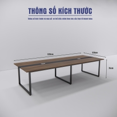 Bàn Họp 320cm x120cm SMBHS005