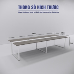 Bàn họp 340cm x120cm SMBHS006