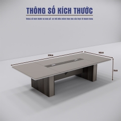 Bàn Họp 320cm x 140cm SMBHG009