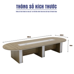 Bàn Họp 400cm x140cm SMBHG015