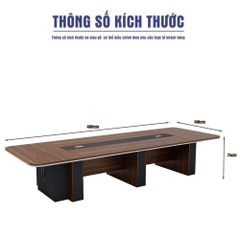 Bàn Họp 400cm x140cm SMBHG017