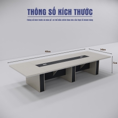 Bàn họp 400cm x140cm SMBHG018