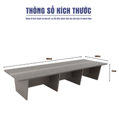 Bàn Họp 400cm x140cm SMBHG019