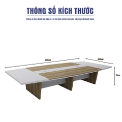 Bàn Họp 400cm x200cm SMBHG021