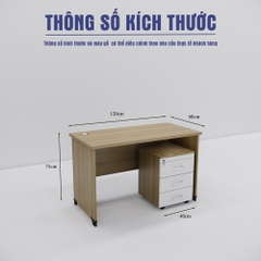 Bàn làm việc SMBLV001 120cm x60cm