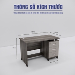 Bàn làm việc SMBLV002 Dài 120cm x60cm