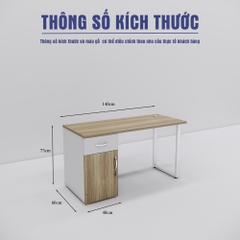 Bàn làm việc SMBLV006  140cm x60cm