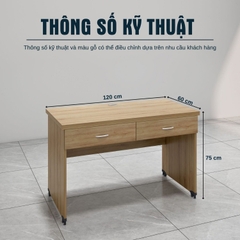 Bàn Làm Việc SMBLV0022 120cm x60cm