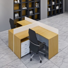 Bàn Cụm 2 SMBC2012 Chữ L 240cm x140cm