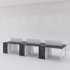 Bàn cụm 6 SMBC6006 420cmx120cm