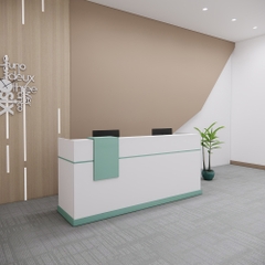 Quầy Lễ Tân SMQLT017 240cm x100cm
