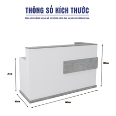 Quầy Lễ Tân SMQLT0042 160cm x100cm