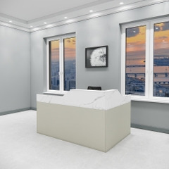 Quầy Lễ Tân SMQLT006 180cm x75cm