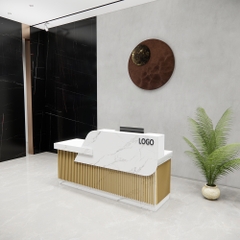 Quầy Lễ Tân SMQLT008 200cm x75cm