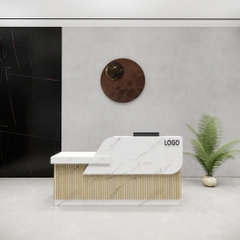 Quầy Lễ Tân SMQLT008 200cm x75cm