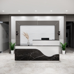 Quầy Lễ Tân SMQLT010 220cm x75cm