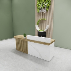 Quầy lễ tân SMQLTL012 220cm x75cm