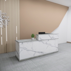 Quầy lễ tân SMQLTL013 220cm x75cm