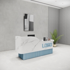 Quầy lễ tân SMQLTL014 230cm x75cm