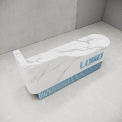 Quầy lễ tân SMQLTL014 230cm x75cm