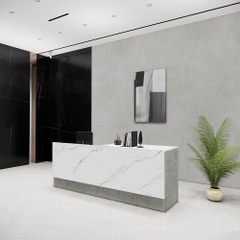 Quầy lễ tân SMQLTL015 240cm x75cm