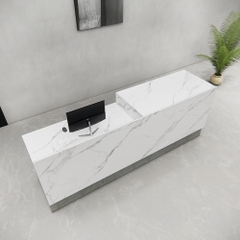 Quầy lễ tân SMQLTL015 240cm x75cm