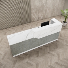 Quầy Lễ Tân SMQLT016 240cm x100cm