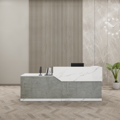 Quầy Lễ Tân SMQLT016 240cm x100cm
