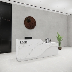 Quầy Lễ Tân SMQLT018 240cm x75cm