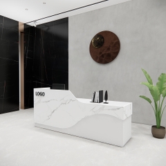 Quầy Lễ Tân SMQLT018 240cm x75cm
