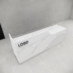 Quầy Lễ Tân SMQLT018 240cm x75cm