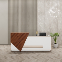 Quầy Lễ Tân SMQLT019 240cm x90cm